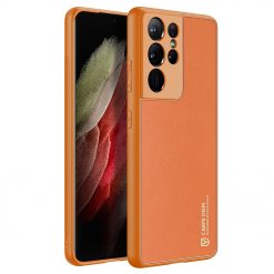 Kryty na mobil | Zadný kryt Dux Ducis Yolo oranžový – Samsung Galaxy S21 Ultra | Kryty na mobil