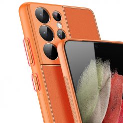 Zadný kryt Dux Ducis Yolo oranžový – Samsung Galaxy S21 Ultra | Kryty na mobil Kryty na mobil | Zadný kryt Dux Ducis Yolo oranžový – Samsung Galaxy S21 Ultra | Kryty na mobil