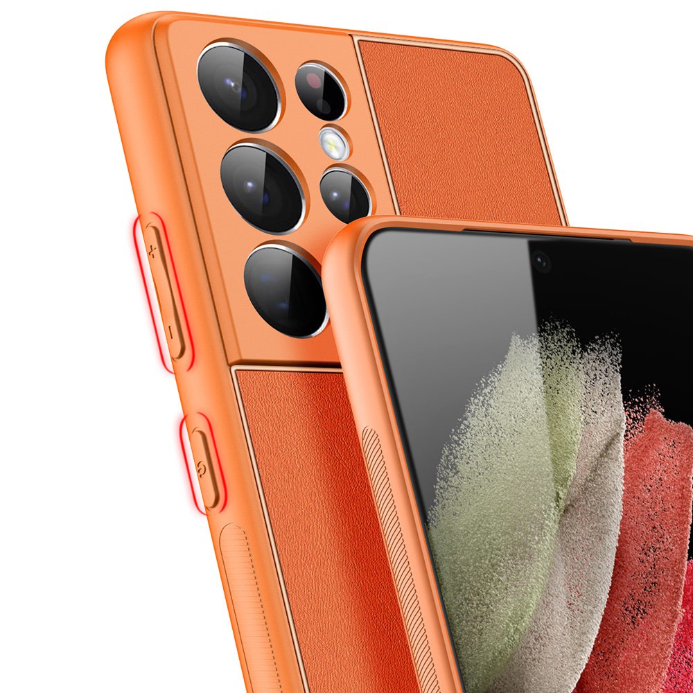 Zadný kryt Dux Ducis Yolo oranžový – Samsung Galaxy S21 Ultra | Kryty na mobil Kryty na mobil | Zadný kryt Dux Ducis Yolo oranžový – Samsung Galaxy S21 Ultra | Kryty na mobil