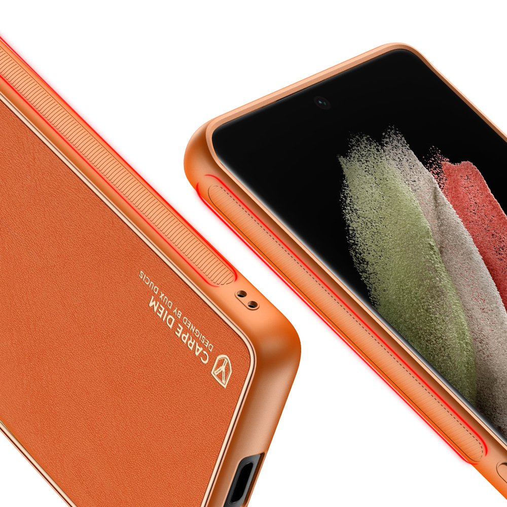 Zadný kryt Dux Ducis Yolo oranžový – Samsung Galaxy S21 Ultra | Kryty na mobil Kryty na mobil | Zadný kryt Dux Ducis Yolo oranžový – Samsung Galaxy S21 Ultra | Kryty na mobil