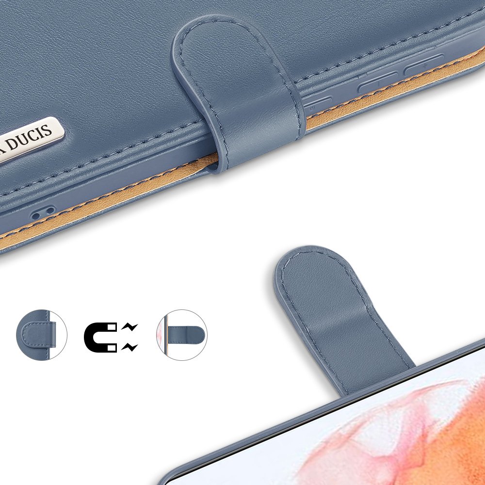Kožené peňaženkové puzdro Dux Ducis Hivo modré – Samsung Galaxy S21 | Kryty na mobil Kryty na mobil | Kožené peňaženkové puzdro Dux Ducis Hivo modré – Samsung Galaxy S21 | Kryty na mobil