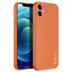 Kryty na mobil | Zadný kryt Dux Ducis Yolo oranžový – Apple iPhone 12 | Kryty na mobil