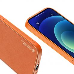 Kryty na mobil | Zadný kryt Dux Ducis Yolo oranžový – Apple iPhone 12 | Kryty na mobil