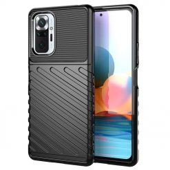 Kryty na mobil | Odolný kryt Thunder Armor čierny – Xiaomi Redmi Note 10 Pro | Kryty na mobil