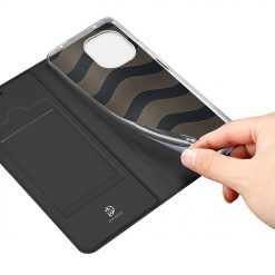 Kryty na mobil | Peňaženkové puzdro Dux Ducis Skin Pro čierne – Xiaomi Mi 11 Lite | Kryty na mobil