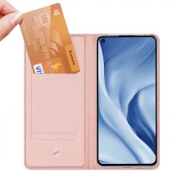 Kryty na mobil | Peňaženkové puzdro Dux Ducis Skin Pro ružové – Xiaomi Mi 11 Lite | Kryty na mobil