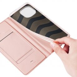 Kryty na mobil | Peňaženkové puzdro Dux Ducis Skin Pro ružové – Xiaomi Mi 11 Lite | Kryty na mobil