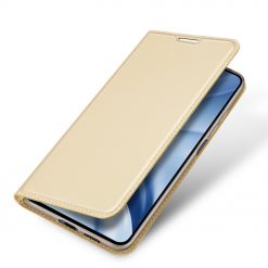 Kryty na mobil | Peňaženkové puzdro Dux Ducis Skin Pro zlaté – Xiaomi Mi 11 Lite | Kryty na mobil