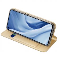 Kryty na mobil | Peňaženkové puzdro Dux Ducis Skin Pro zlaté – Xiaomi Mi 11 Lite | Kryty na mobil