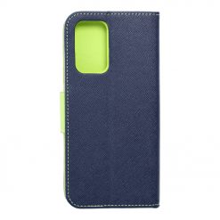 Kryty na mobil | Peňaženkové puzdro Fancy Book modro-limetkové – Oppo Reno5 Z (Reno 5Z) | Kryty na mobil