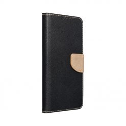 Peňaženkové puzdro Fancy Book čierno-zlaté – Samsung Galaxy A22 (4G)
