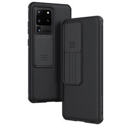 Kryty na mobil | Zadný kryt Nillkin CamShield čierny – Samsung Galaxy S20 Ultra | Kryty na mobil