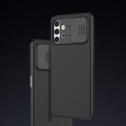 Kryty na mobil | Zadný kryt Nillkin CamShield čierny – Samsung Galaxy A32 5G | Kryty na mobil