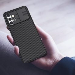 Kryty na mobil | Zadný kryt Nillkin CamShield čierny – Samsung Galaxy A32 5G | Kryty na mobil
