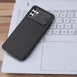 Kryty na mobil | Zadný kryt Nillkin CamShield čierny – Samsung Galaxy A32 5G | Kryty na mobil