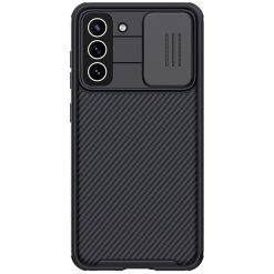 Kryty na mobil | Zadný kryt Nillkin CamShield čierny – Samsung Galaxy S21 FE | Kryty na mobil