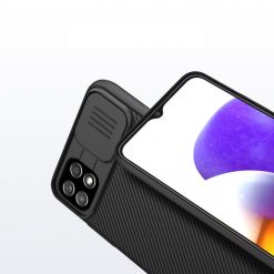 Kryty na mobil | Zadný kryt Nillkin CamShield čierny – Samsung Galaxy A22 5G | Kryty na mobil
