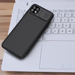 Kryty na mobil | Zadný kryt Nillkin CamShield čierny – Samsung Galaxy A22 5G | Kryty na mobil