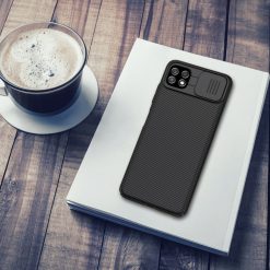 Kryty na mobil | Zadný kryt Nillkin CamShield čierny – Samsung Galaxy A22 5G | Kryty na mobil