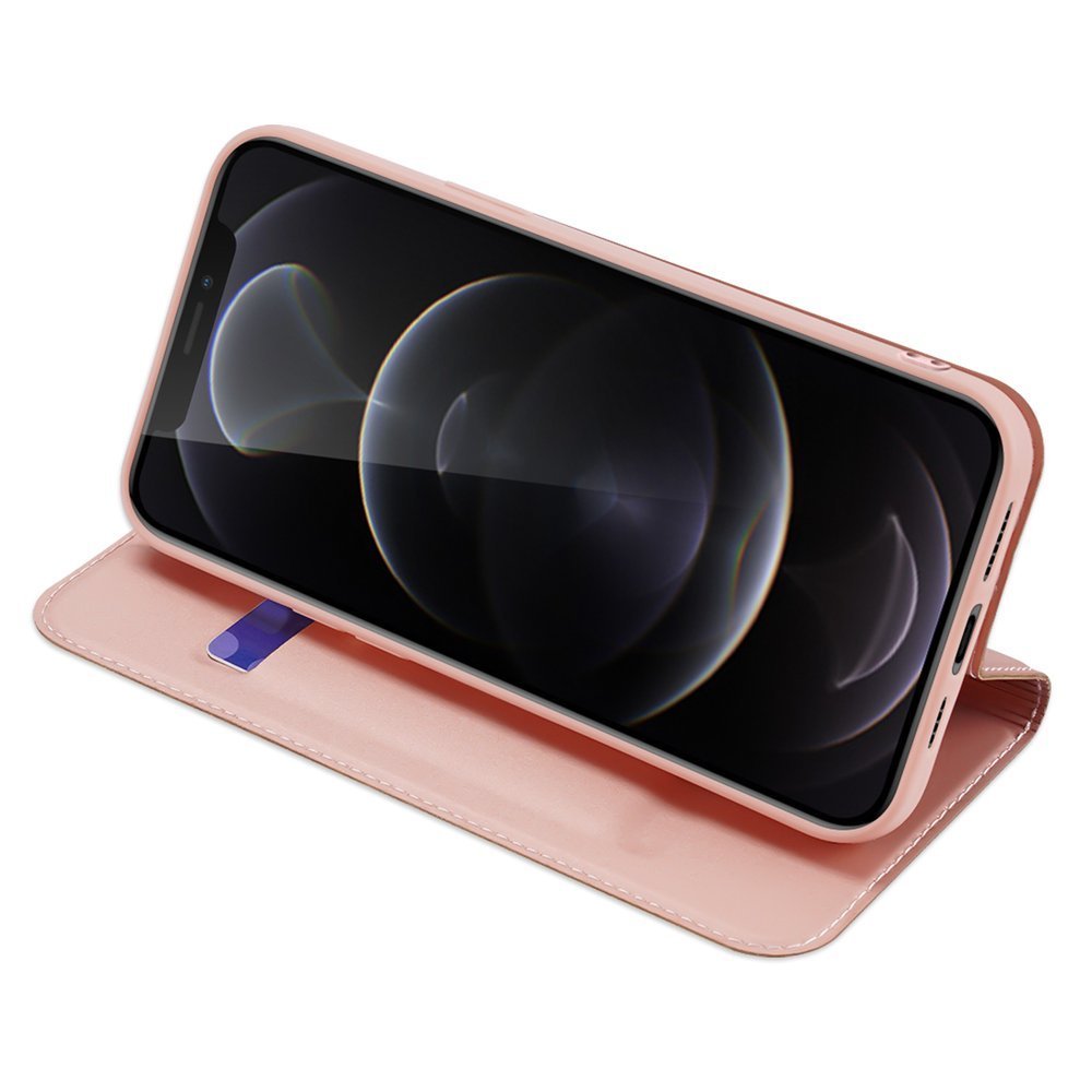 Peňaženkové puzdro Dux Ducis Skin Pro ružové – Apple iPhone 13 Pro Max | Kryty na mobil Kryty na mobil | Peňaženkové puzdro Dux Ducis Skin Pro ružové – Apple iPhone 13 Pro Max | Kryty na mobil