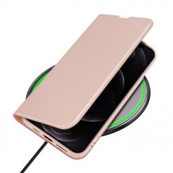 Peňaženkové puzdro Dux Ducis Skin Pro ružové – Apple iPhone 13 Pro Max | Kryty na mobil Kryty na mobil | Peňaženkové puzdro Dux Ducis Skin Pro ružové – Apple iPhone 13 Pro Max | Kryty na mobil