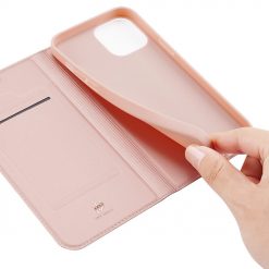 Peňaženkové puzdro Dux Ducis Skin Pro ružové – Apple iPhone 13 Pro Max | Kryty na mobil Kryty na mobil | Peňaženkové puzdro Dux Ducis Skin Pro ružové – Apple iPhone 13 Pro Max | Kryty na mobil