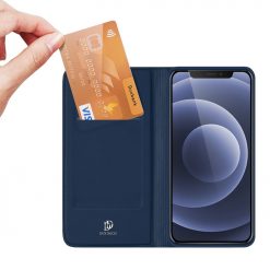 Kryty na mobil | Peňaženkové puzdro Dux Ducis Skin Pro modré – Apple iPhone 13 | Kryty na mobil
