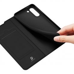 Kryty na mobil | Peňaženkové puzdro Dux Ducis Skin Pro čierne – Samsung Galaxy S21 FE | Kryty na mobil