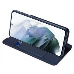 Kryty na mobil | Peňaženkové puzdro Dux Ducis Skin Pro modré – Samsung Galaxy S21 FE | Kryty na mobil