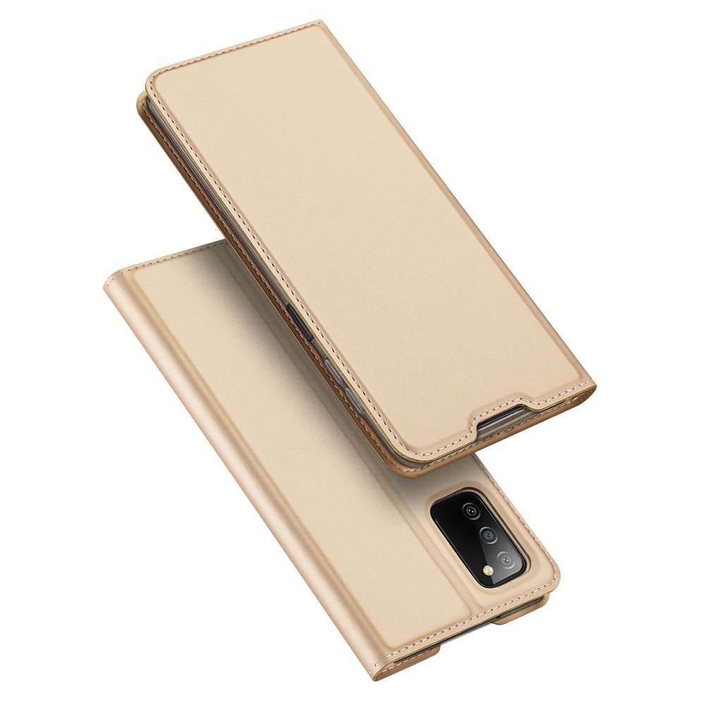 Peňaženkové puzdro Dux Ducis Skin Pro zlaté – Samsung Galaxy A03s | Kryty na mobil Kryty na mobil | Peňaženkové puzdro Dux Ducis Skin Pro zlaté – Samsung Galaxy A03s | Kryty na mobil