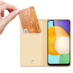 Peňaženkové puzdro Dux Ducis Skin Pro zlaté – Samsung Galaxy A03s | Kryty na mobil Kryty na mobil | Peňaženkové puzdro Dux Ducis Skin Pro zlaté – Samsung Galaxy A03s | Kryty na mobil