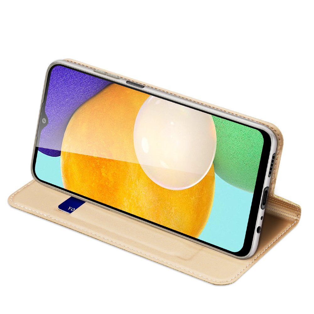 Peňaženkové puzdro Dux Ducis Skin Pro zlaté – Samsung Galaxy A03s | Kryty na mobil Kryty na mobil | Peňaženkové puzdro Dux Ducis Skin Pro zlaté – Samsung Galaxy A03s | Kryty na mobil