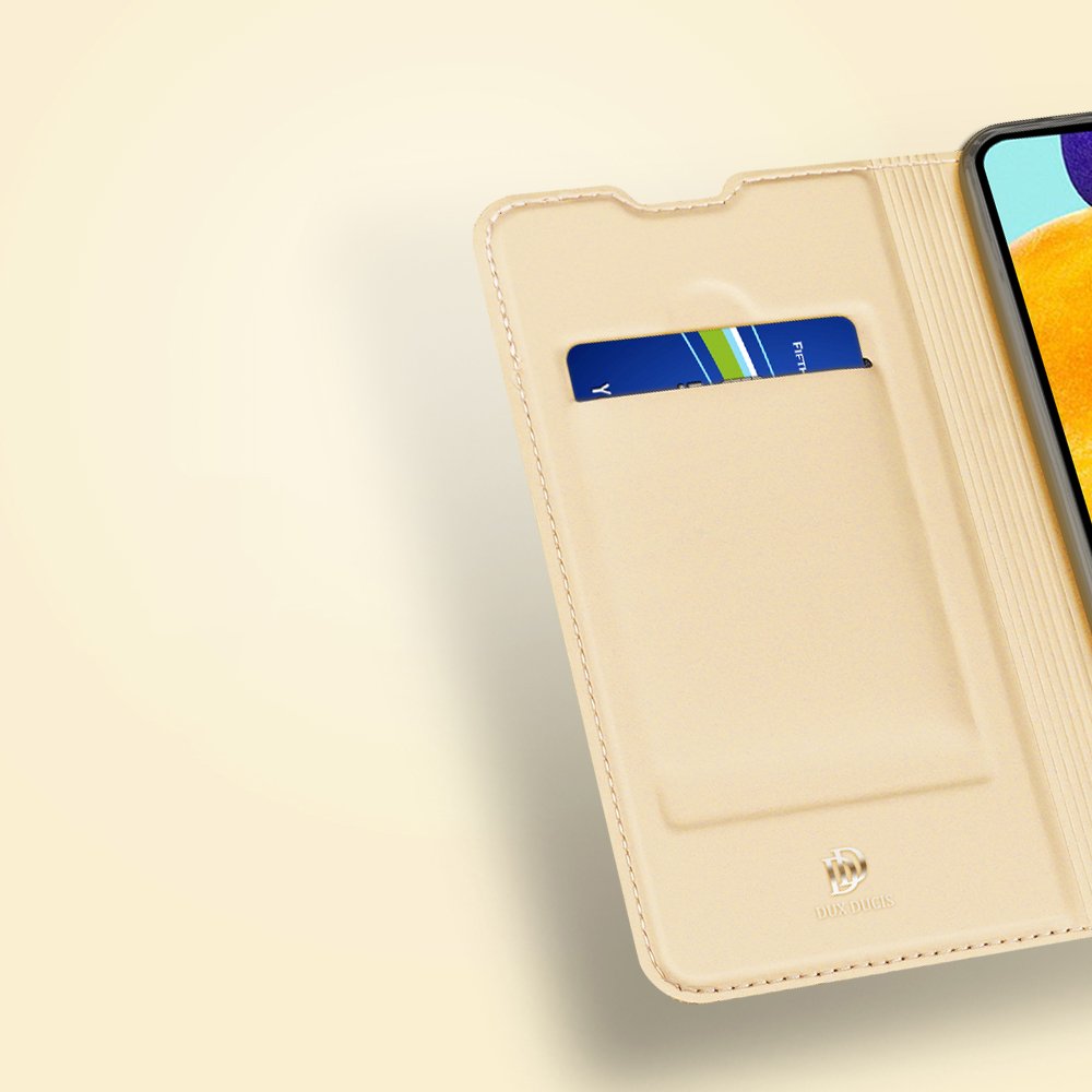 Peňaženkové puzdro Dux Ducis Skin Pro zlaté – Samsung Galaxy A03s | Kryty na mobil Kryty na mobil | Peňaženkové puzdro Dux Ducis Skin Pro zlaté – Samsung Galaxy A03s | Kryty na mobil