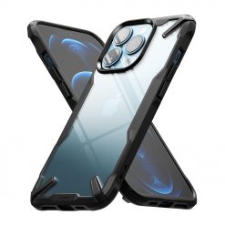 Kryty na mobil | Odolný kryt Ringke Fusion X transparentno-čierny – Apple iPhone 13 Pro Max | Kryty na mobil