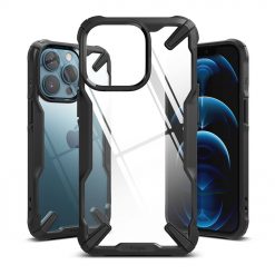 Kryty na mobil | Odolný kryt Ringke Fusion X transparentno-čierny – Apple iPhone 13 Pro Max | Kryty na mobil