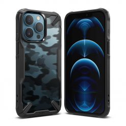 Kryty na mobil | Odolný kryt Ringke Fusion X maskáčovo-čierny – Apple iPhone 13 Pro Max | Kryty na mobil