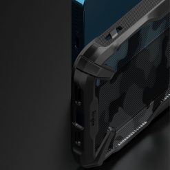 Kryty na mobil | Odolný kryt Ringke Fusion X maskáčovo-čierny – Apple iPhone 13 Pro Max | Kryty na mobil