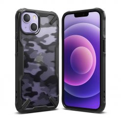 Kryty na mobil | Odolný kryt Ringke Fusion X maskáčovo-čierny – Apple iPhone 13 | Kryty na mobil