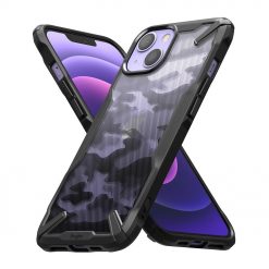Kryty na mobil | Odolný kryt Ringke Fusion X maskáčovo-čierny – Apple iPhone 13 | Kryty na mobil