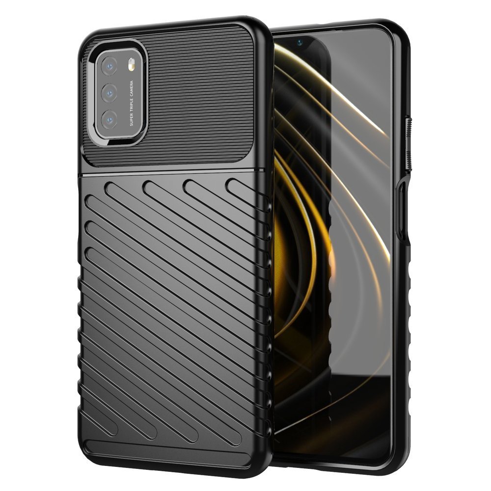 Odolný kryt Thunder Armor čierny – Xiaomi Redmi 9T / Poco M3 | Kryty na mobil Kryty na mobil | Odolný kryt Thunder Armor čierny – Xiaomi Redmi 9T / Poco M3 | Kryty na mobil