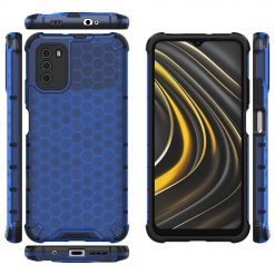 Kryty na mobil | Odolný kryt Honeycomb Armor modrý – Xiaomi Poco M3 | Kryty na mobil