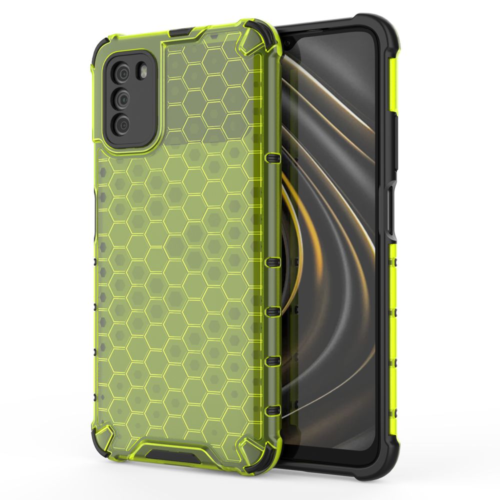 Odolný kryt Honeycomb Armor zelený – Xiaomi Poco M3 | Kryty na mobil Kryty na mobil | Odolný kryt Honeycomb Armor zelený – Xiaomi Poco M3 | Kryty na mobil