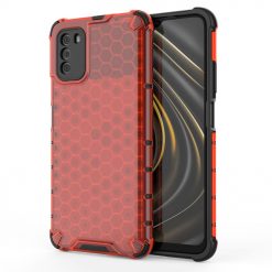 Kryty na mobil | Odolný kryt Honeycomb Armor červený – Xiaomi Poco M3 | Kryty na mobil