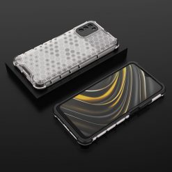 Odolný kryt Honeycomb Armor transparentný – Xiaomi Poco M3 | Kryty na mobil Kryty na mobil | Odolný kryt Honeycomb Armor transparentný – Xiaomi Poco M3 | Kryty na mobil