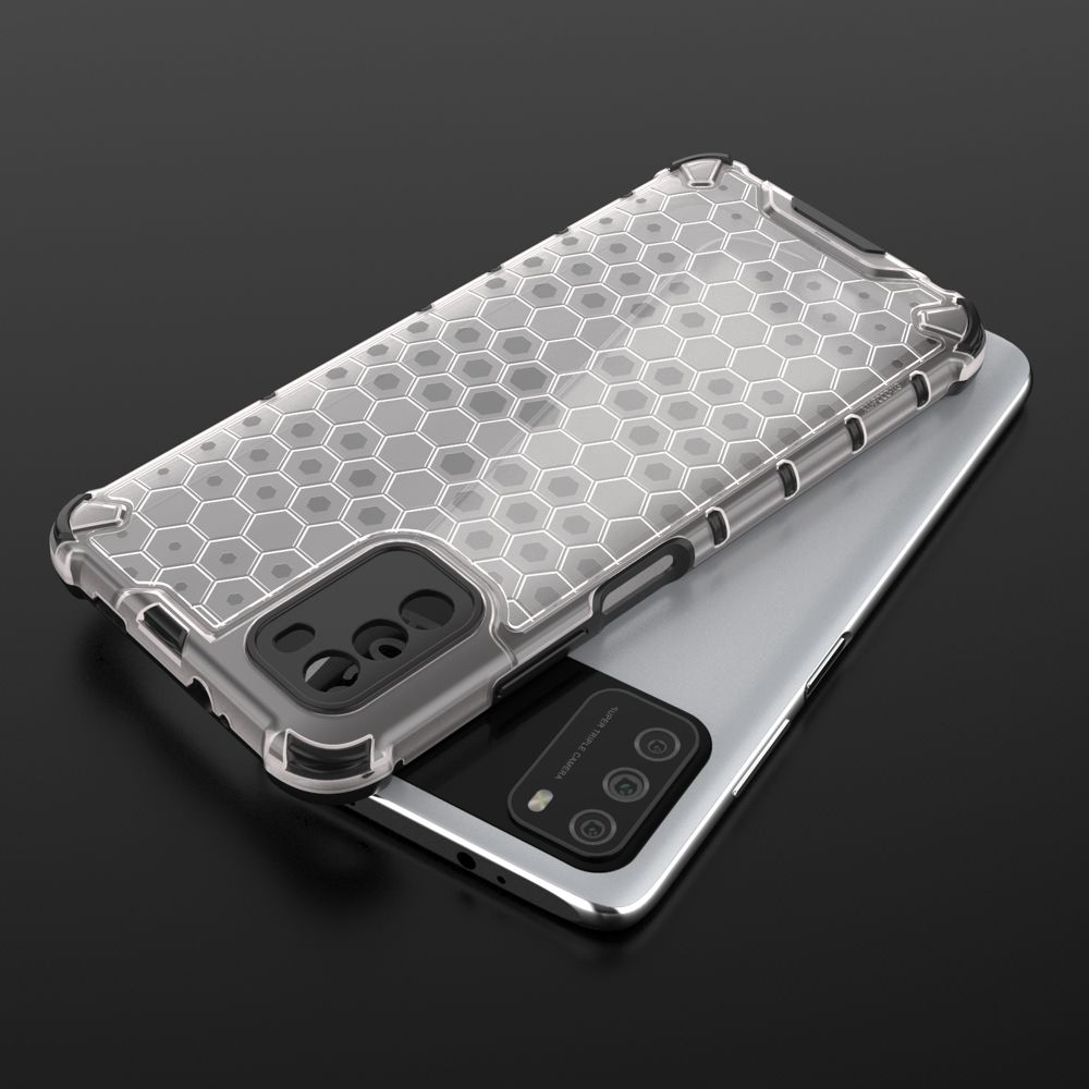 Odolný kryt Honeycomb Armor transparentný – Xiaomi Poco M3 | Kryty na mobil Kryty na mobil | Odolný kryt Honeycomb Armor transparentný – Xiaomi Poco M3 | Kryty na mobil