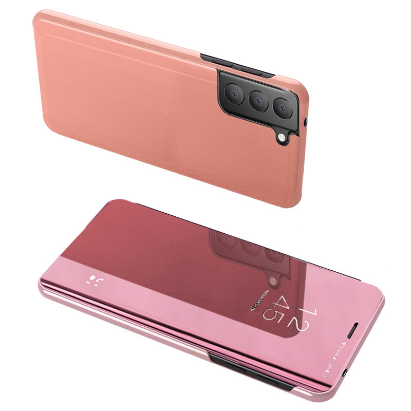 Priehľadný kryt Clear View Case ružový – Samsung Galaxy S21 FE | Kryty na mobil Kryty na mobil | Priehľadný kryt Clear View Case ružový – Samsung Galaxy S21 FE | Kryty na mobil