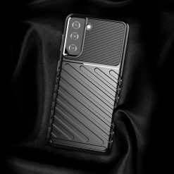 Kryty na mobil | Odolný kryt Thunder Armor čierny – Samsung Galaxy S21 FE | Kryty na mobil