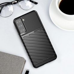 Kryty na mobil | Odolný kryt Thunder Armor čierny – Samsung Galaxy S21 FE | Kryty na mobil