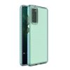 Kryty na mobil | Transparentný kryt Spring Case 1mm modrý rám – Samsung Galaxy S21 FE | Kryty na mobil