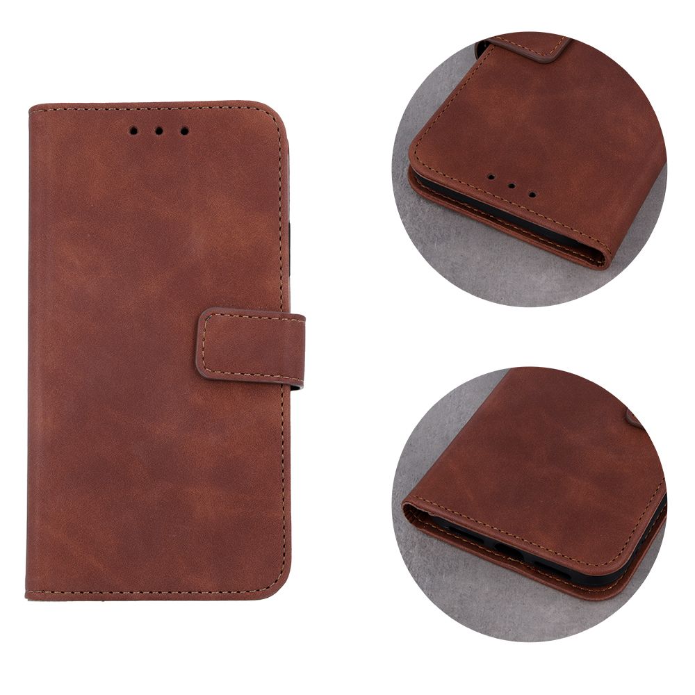 Knižkové puzdro Smart Velvet hnedé – Apple iPhone 11 Pro | Kryty na mobil Kryty na mobil | Knižkové puzdro Smart Velvet hnedé – Apple iPhone 11 Pro | Kryty na mobil